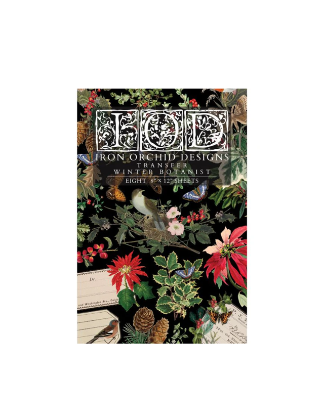 Transfert Iron Orchid Designs Santa's Hollow - Édition Limitée Noël 2025, Neuf