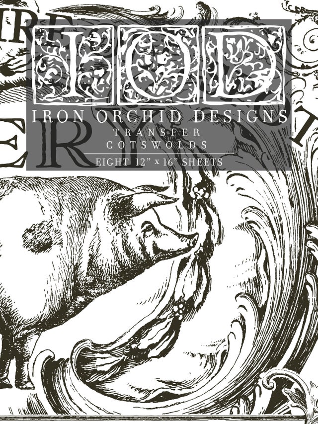 Iron Orchid Designs Millot's Pages | IOD Transfer
